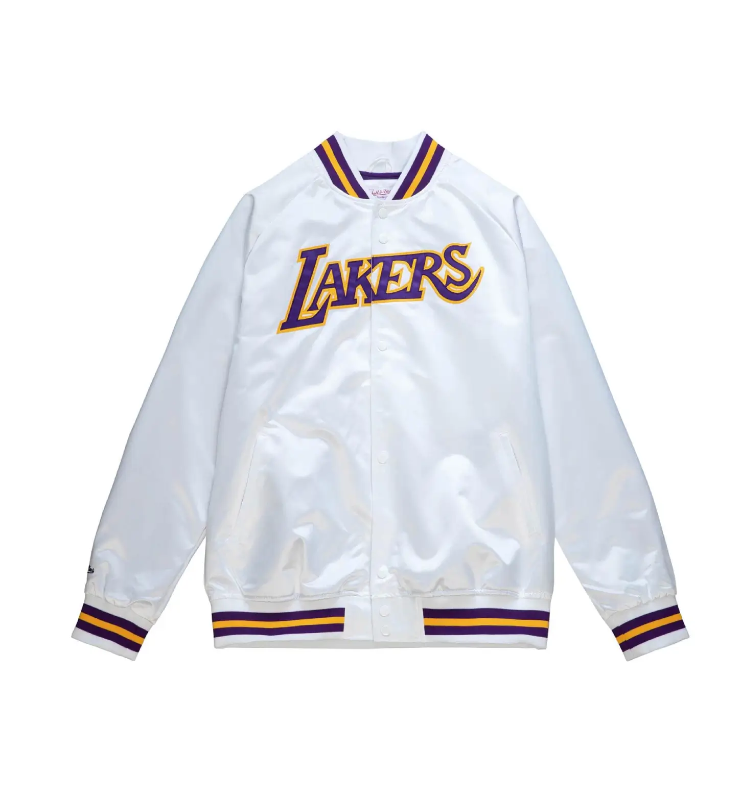 Lightweight satin jacket los angeles lakers