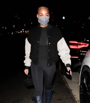 Lori harvey malibu black jacket