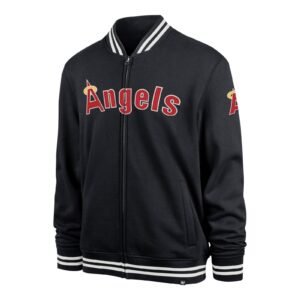 Los angeles angels cooperstown wax pack pro camdam track jacket black scaled 1
