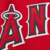 Los angeles angels handcrafted logo wool jacket red 3