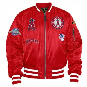 Los angeles angels ma 1 bomber jacket