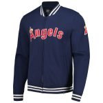 Los Angeles Angels Pack Pro Camden Track Navy Cotton Jacket