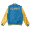 Los angeles chargers blue and yellow jacket
