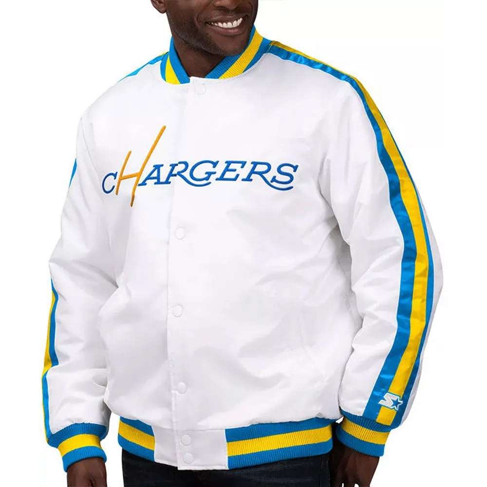 Los angeles chargers d line jacket