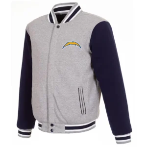 Los angeles chargers gray jacket