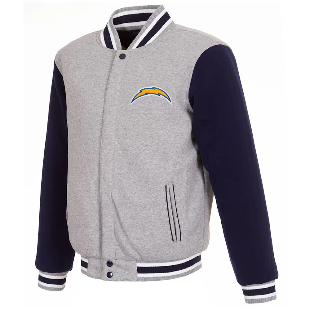 Los angeles chargers gray jacket