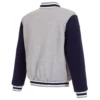 Los angeles chargers gray wool jacket
