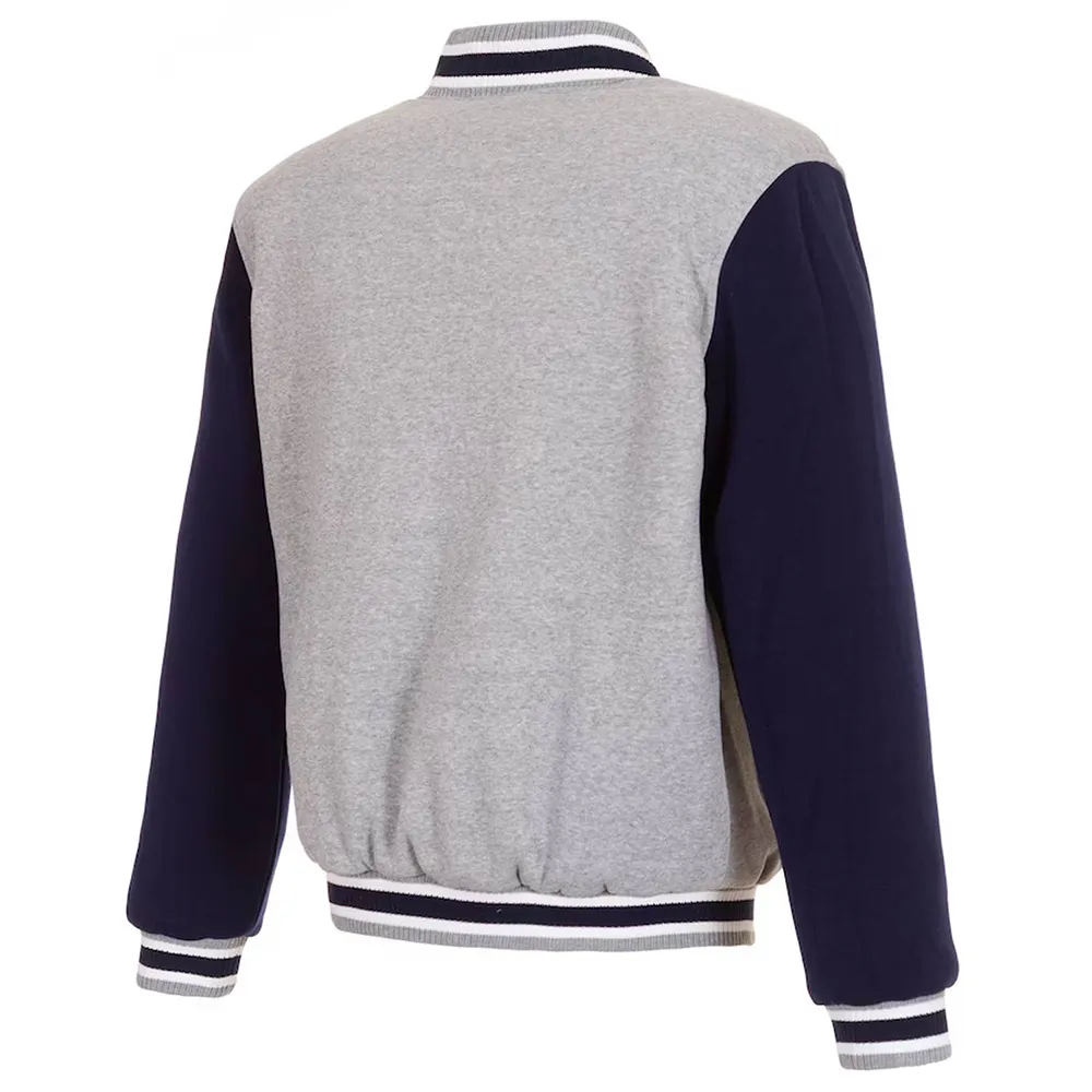 Los angeles chargers gray wool jacket