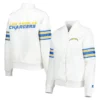 Los angeles chargers line up satin jacket