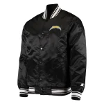 Los Angeles Chargers Locker Room Black Satin Jacket