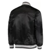 Los angeles chargers locker room satin varsity jacket black 2