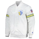 Los Angeles Chargers Power Forward White Satin Jacket