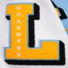 Los angeles chargers pro standard mashup wool and leather varsity jacket 8