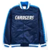 Los angeles chargers striped jacket