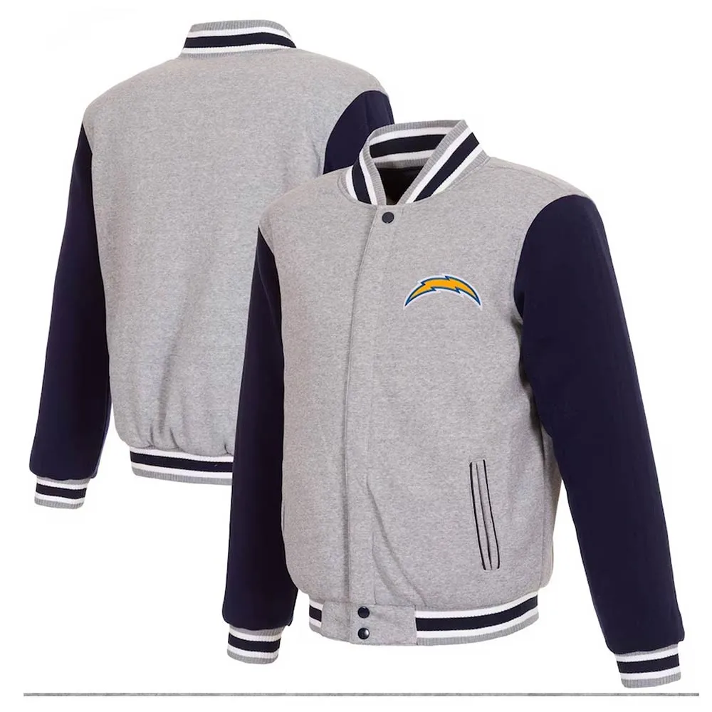 Los angeles chargers varsity jacket