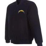 Los Angeles Chargers One Color Black Wool Jacket