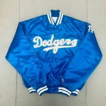 Los Angeles Dodgers Vintage Royal Blue Satin Jacket