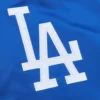 Los angeles dodgers cooperstown full snap satin varsity jacket