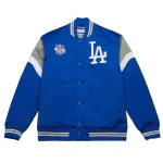 Los Angeles Dodgers Cooperstown Heavyweight Blue Satin Jacket