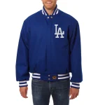 Los Angeles Dodgers One Color Blue Wool Jacket