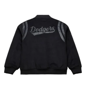 Los angeles dodgers hardwood black walk the tunnel wool jacket