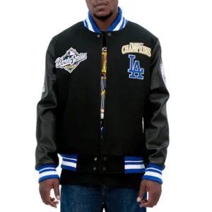 Los angeles dodgers mens world series 2025 jacket black