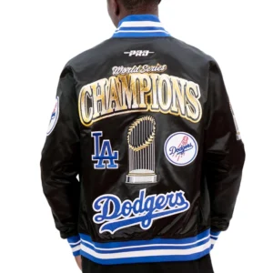 Los angeles dodgers mens world series 2025 varsity jacket