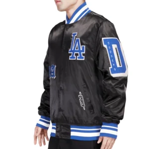 Los angeles dodgers old english full snap satin varsity jacket black 1 processed 1