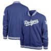 Los angeles dodgers pack pro camden full zip track varsity jacket blue 2