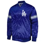 Los Angeles Dodgers Pick & Roll Blue Satin Jacket