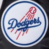 Los angeles dodgers script tail satin varsity jacket black 7