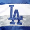 Los angeles dodgers the ambassador satin varsity jacket blue