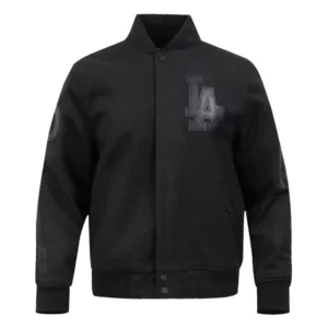 Los angeles dodgers washed vanguard full wool jacket