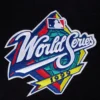 Los angeles dodgers womens mashup wool leather varsity jacket black 5 1