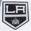 Los angeles kings script tail satin varsity jacket white 5