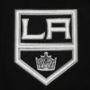 Los angeles kings script tail wool leather varsity jacket black 5