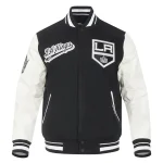 Los Angeles Kings Script Tail Wool/Leather Jacket