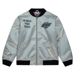 Los Angeles Kings Team OG 2.0 Satin Full-Zip Silver Jacket