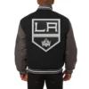 Los angeles kings two tone wool varsity jacket 1 1