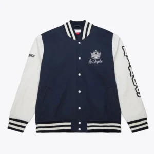 Los angeles kings washed full snap jacket