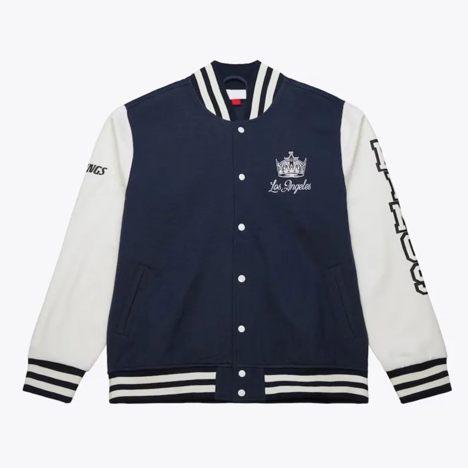 Los angeles kings washed full snap jacket