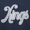 Los angeles kings washed navy fleece jacket