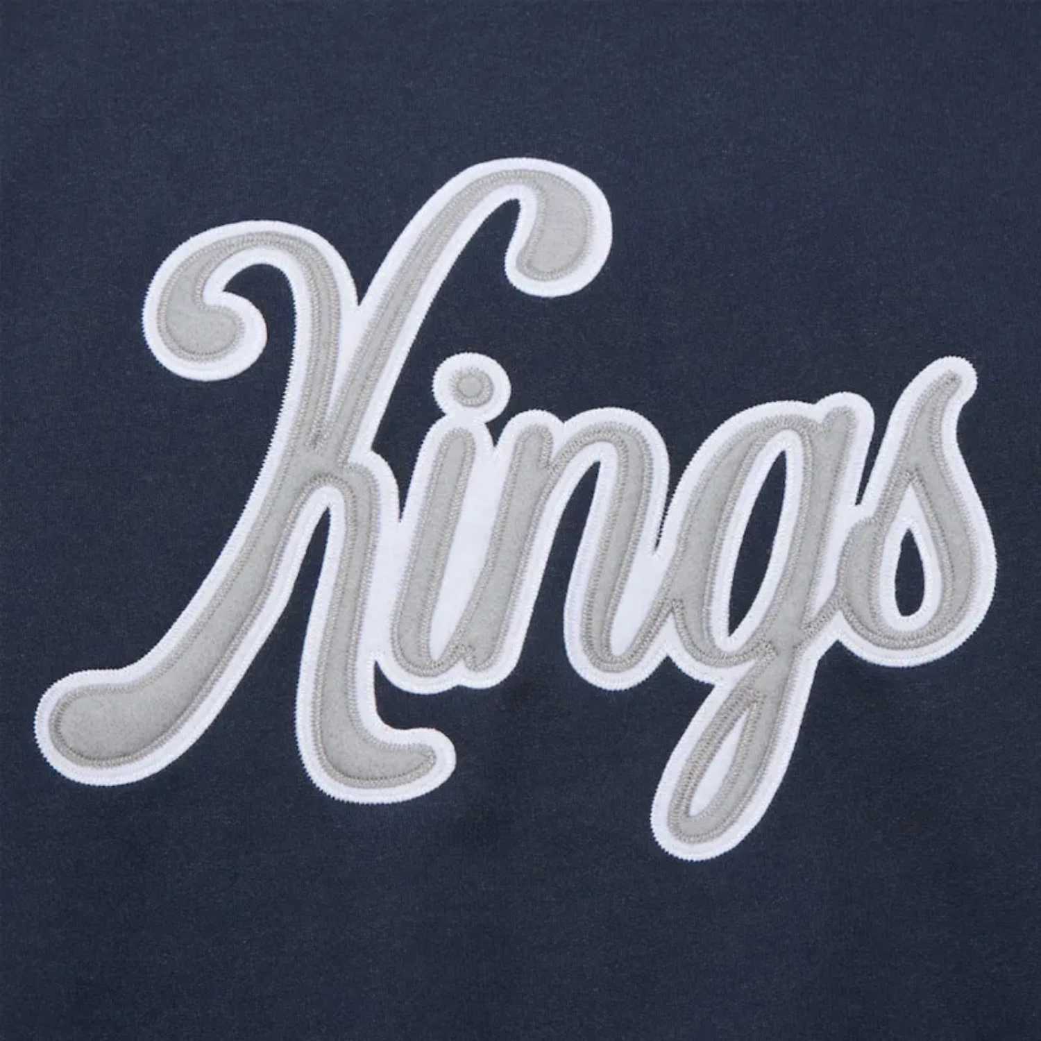 Los angeles kings washed navy fleece jacket