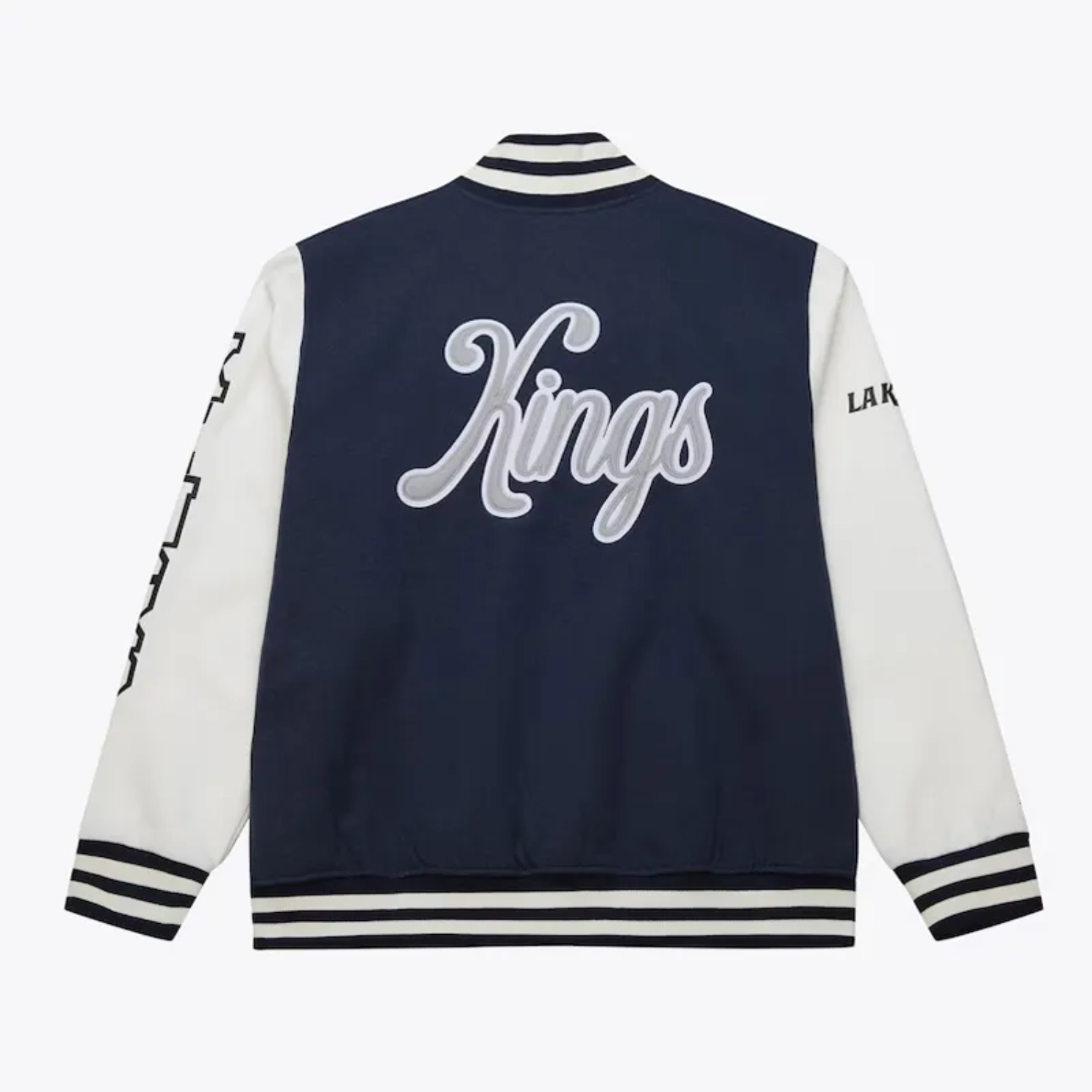 Los angeles kings washed varsity jacket