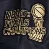 Los angeles lakers black gold wool leather varsity jacket black 8