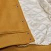 Los angeles lakers browncream dusted varsity inner detail