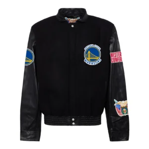 Los angeles lakers full real wool leather jacket black 1 1