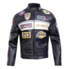 Los angeles lakers moto jacket