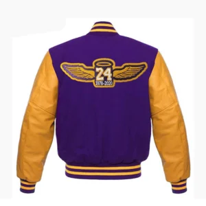 Los angeles lakers nba varsity purple and yellow jacket 2