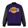 Los angeles lakers ovo x nba wool leather jacket